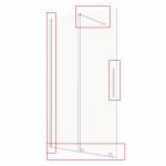 ALUMINIJSKI PROFIL ZA VETRO SLIDE  CHROME 120X195 cm