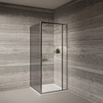 TK ROTA 80100 CHROME TUŠ KABINA 80x100x200cm - Slika 2