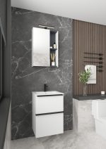 BIT 50 DONJI KUPAONSKI ORMARIĆ BIJELI SJAJ - Slika 4