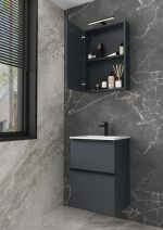 BIT 60 DONJI KUPAONSKI ORMARIĆ GRAFITNO SIVA - Slika 3