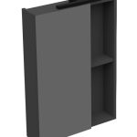 BIT 50 GORNJI KUPAONSKI ORMARIĆ GRAFITNO SIVA