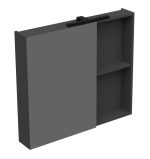 BIT 80 GORNJI KUPAONSKI ORMARIĆ GRAFITNO SIVA