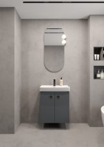 LIT 50 DONJI KUPAONSKI ORMARIĆ GRAFITNO SIVA - Slika 4