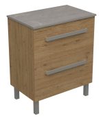 SARA 70 DONJI KUPAONSKI ORMARIĆ HRAST NATURAL S PLOČOM CANDELA MRAMOR