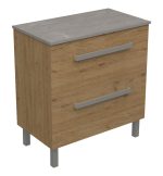 SARA 80 DONJI KUPAONSKI ORMARIĆ HRAST NATURAL S PLOČOM CANDELA MRAMOR