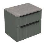 MIRIAD 60 DONJI KUPAONSKI ORMARIĆ ZELENI MAT S PLOČOM CANDELA MRAMOR