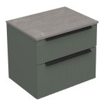 MIRIAD 60 DONJI KUPAONSKI ORMARIĆ ZELENI MAT S PLOČOM CANDELA MRAMOR