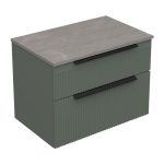 MIRIAD 70 DONJI KUPAONSKI ORMARIĆ ZELENI MAT S PLOČOM CANDELA MRAMOR