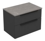 MIRIAD 70 DONJI KUPAONSKI ORMARIĆ GRAFIT SUPERMAT S PLOČOM CANDELA MRAMOR