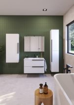 LATERAL 80 DONJI KUPAONSKI ORMARIĆ BIJELI SJAJ - Slika 2