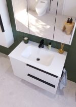 LATERAL 80 DONJI KUPAONSKI ORMARIĆ BIJELI SJAJ - Slika 5