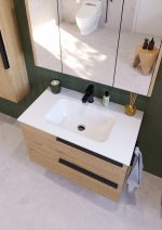 LATERAL 80 DONJI KUPAONSKI ORMARIĆ HRAST NATURAL - Slika 4