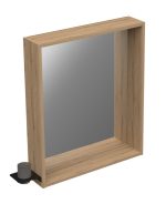 LATERAL OGLEDALO S RASVJETOM HRAST NATURAL