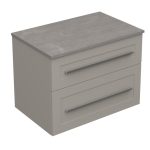 ETERNITY 70 DONJI KUPAONSKI ORMARIĆ KAŠMIR SREBRNA RUČKICA S PLOČOM CANDELA MRAMOR