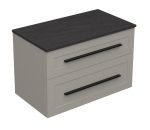 ETERNITY 80 DONJI KUPAONSKI ORMARIĆ KAŠMIR CRNA RUČKICA S PLOČOM SCIVARO ŠKRILJEVAC