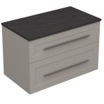 ETERNITY 80 DONJI KUPAONSKI ORMARIĆ KAŠMIR SREBRNA RUČKICA S PLOČOM SCIVARO ŠKRILJEVAC