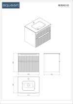 MIRIAD 60 DONJI KUPAONSKI ORMARIĆ KAŠMIR - Slika 3