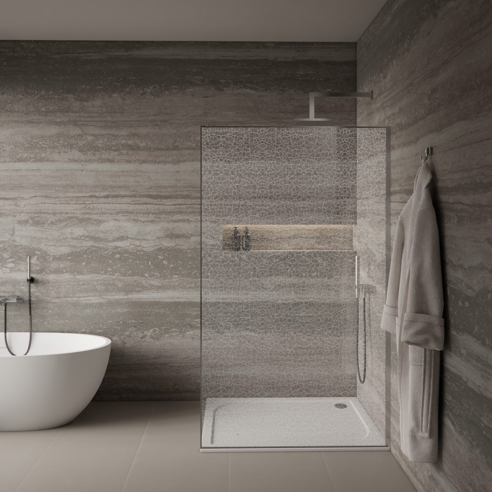 VETRO BRILLIANCE LINE 120 TUŠ STIJENA CHROME 120x200cm - Slika 3