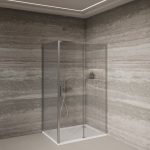 PURE 120 TUŠ VRATA CHROME 120x200 cm - Slika 3