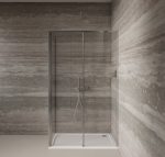 PURE 140 TUŠ VRATA CHROME 140x200 cm - Slika 2