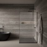 VETRO BRILLIANCE CRYSTAL 100 BLACK TUŠ STIJENA 100x200cm - Slika 4