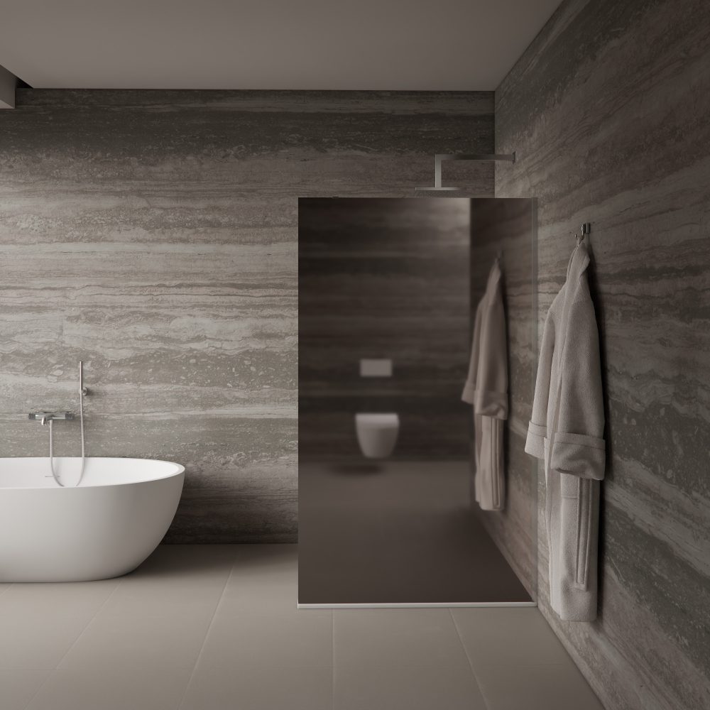 VETRO MIRROR 90F CHROME TUŠ STIJENA 90x200 cm - Slika 2