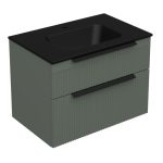 MIRIAD 70 DONJI KUPAONSKI ORMARIĆ ZELENI MAT (CRNI UMIVAONIK)