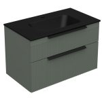 MIRIAD 80 DONJI KUPAONSKI ORMARIĆ ZELENI MAT (CRNI UMIVAONIK)