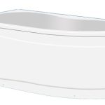 ELEGANT 160L/O KUPAONSKA KADA 1600x900 mm