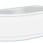 ELEGANT 160R/O KUPAONSKA KADA 1600x900 mm