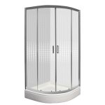 SPRING 80 POLUKRUŽNA TUŠ KABINA 80x80x195 cm