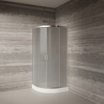 GRACE 90 POLUKRUŽNA TUŠ KABINA 90x90x214 cm - Slika 2