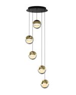 LED VISEĆA SVJETILJKA LUMINIS 5 D340 30W 1200lm 3000K IP20 BRUSHED GOLD