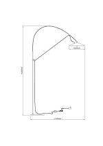 LED PODNA SVJETILJKA LUMORA 18W 930 lm 3000K IP20 SANDY BLACK - Slika 3