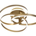 LED STROPNA SVJETILJKA ASTARA D575 56W 3360LM 3000/4000/6000K IP20 BRUSHED GOLD