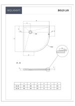 BOLD LUX 80 PK MINERALSOLID TUŠ KADA BIJELA SJAJNA - Slika 2